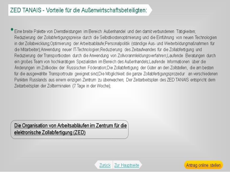 Eine breite Palette von Dienstleistungen im Bereich  Außenhandel und den damit verbundenen Tätigkeiten;